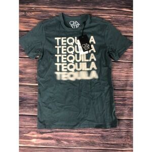 Chasor NEW Mens Size Small Green Tequila Graphic Tee T Shirt Funny Pun Graphic